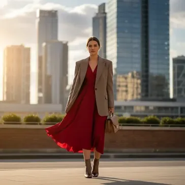 Jaka marynarka do czerwonej sukienki? Kompletny przewodnik stylizacji