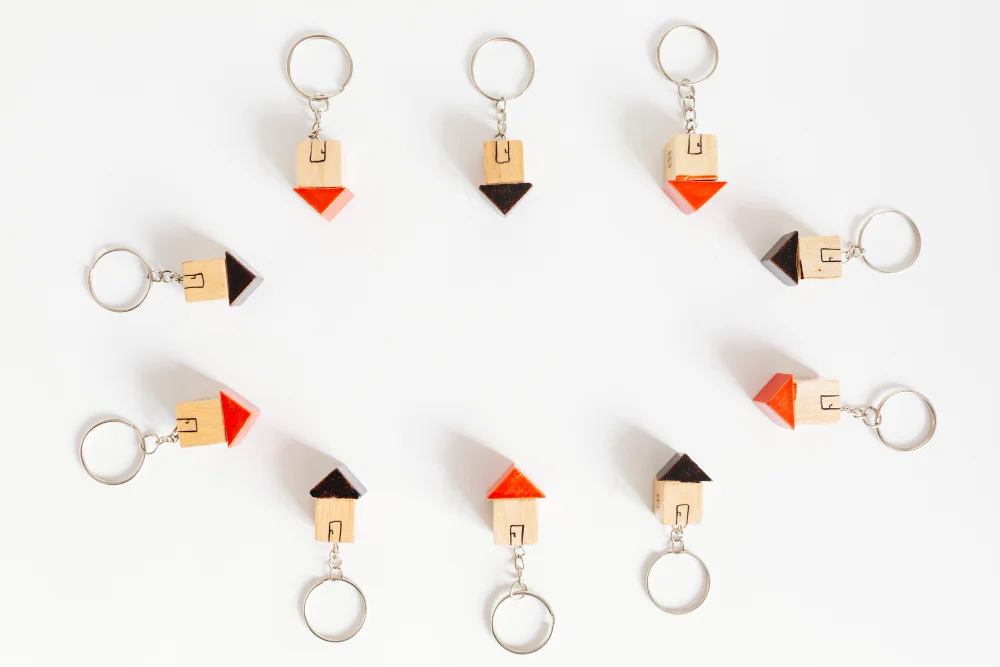 Breloki w kształcie domu